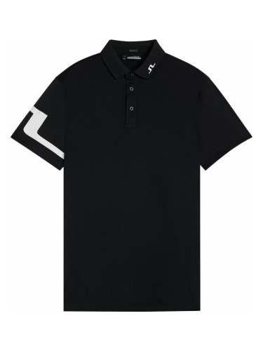 J.Lindeberg Heath Regular Fit Golf Black L Риза за поло