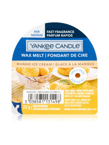 Yankee Candle Mango Ice Cream восък за арома-лампа 22 гр.