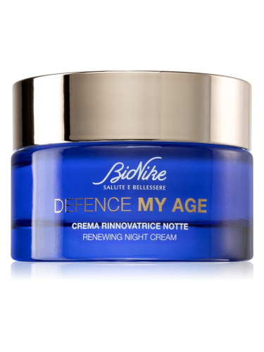 BioNike Defence My Age възстановяващ нощен крем за всички типове кожа на лицето 50 мл.
