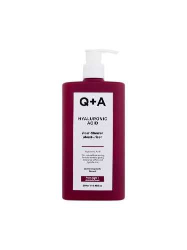 Q+A Hyaluronic Acid Post-Shower Moisturiser Лосион за тяло за жени 250 ml