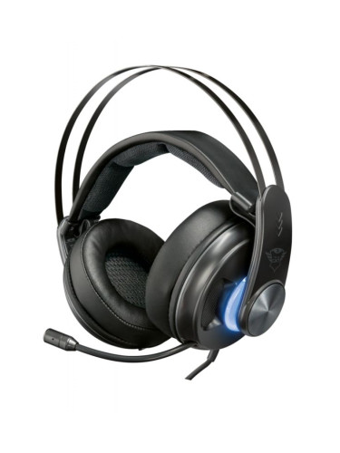  Гейминг слушалки Trust - GXT 383 Dion 7.1 Bass Vibration, черни