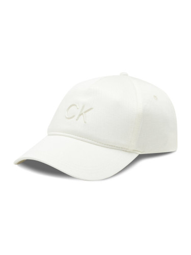 Calvin Klein Шапка с козирка K60K610996 Бял