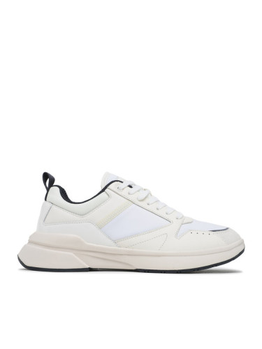 Calvin Klein Сникърси Low Top Lace Up Mix HM0HM01044 Бял