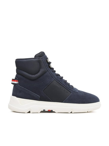 Tommy Hilfiger Сникърси Core Mix Suede Hybrid Boot FM0FM04596 Тъмносин