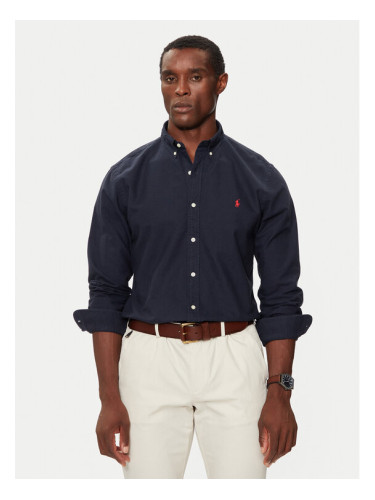 Polo Ralph Lauren Риза Bsr 710723610 Тъмносин Slim Fit