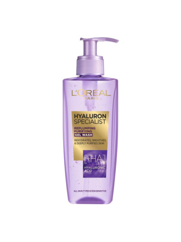 L’OREAL HYALURON SPECIALIST Почистващ гел 200 мл