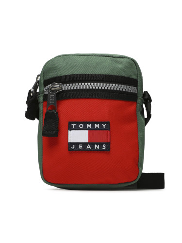 Мъжка чантичка Tommy Jeans Tjm Heritage Reporter AM0AM11159 Зелен