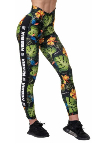 Nebbia High-Waist Performance Leggings Jungle Green XS Фитнес панталон
