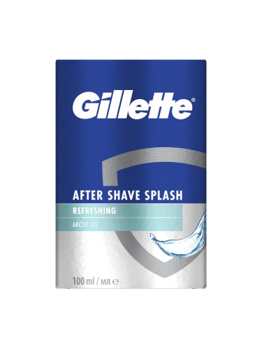 Gillette Arctic Ice After Shave Splash Афтършейв за мъже 100 ml