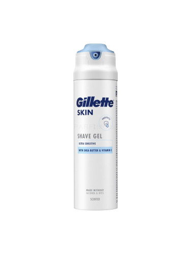 Gillette Skin Ultra Sensitive Shave Gel Гел за бръснене за мъже 200 ml