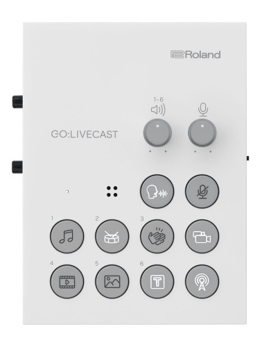 Roland GO:LIVECAST Подкаст миксери