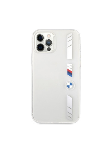 Поликарбонатен гръб BMW Silver Stripes за Iphone 12 Pro Max, BMHCP12LMKTSS