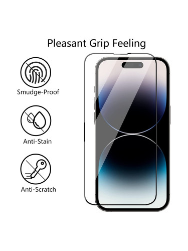 Стъклен протектор Full Glue за Apple iPhone 14 / iPhone 14 Plus / iPhone 14 Pro / iPhone 14 Pro Max