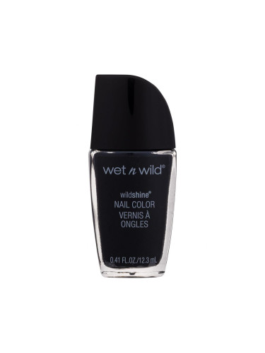 Wet n Wild Wildshine Лак за нокти за жени 12,3 ml Нюанс E485D Black Creme