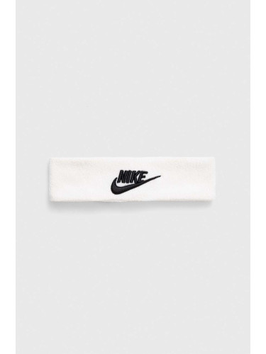 Лента за глава Nike в бяло