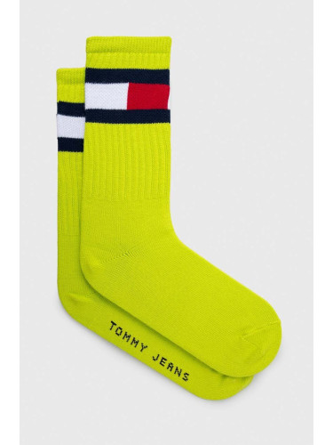 Чорапи Tommy Jeans в жълто