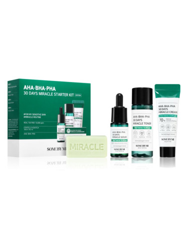 Some By Mi AHA∙BHA∙PHA 30 Days Miracle Starter Kit комплект за проблемна кожа, акне