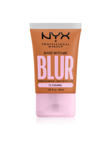 NYX Professional Makeup Bare With Me Blur Tint хидратиращ фон дьо тен цвят 13 Caramel 30 мл.