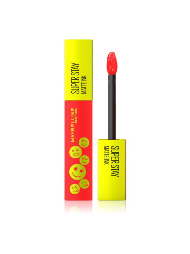 Maybelline SuperStay Matte Ink матиращо течно червило за дълготраен ефект цвят 445 Energizer 5 мл.