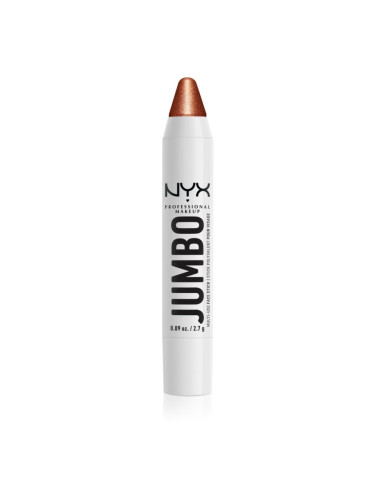 NYX Professional Makeup Jumbo Multi-Use Highlighter Stick кремообразен озарител с молив цвят 06 Flan 2,7 гр.