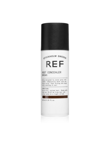 REF Root Concealer спрей за мигновено прикриване на израснала коса цвят Brown 100 мл.