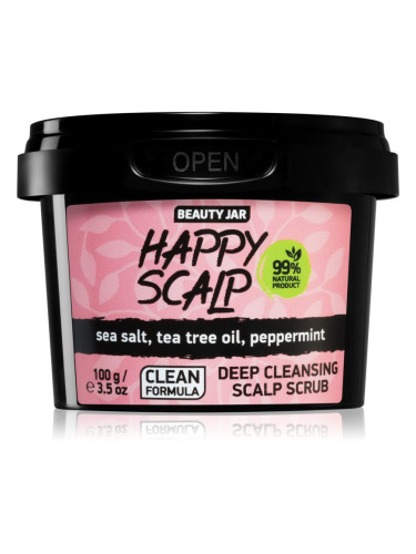Beauty Jar Happy Scalp почистващ пилинг за мазна кожа на скалпа 100 гр.