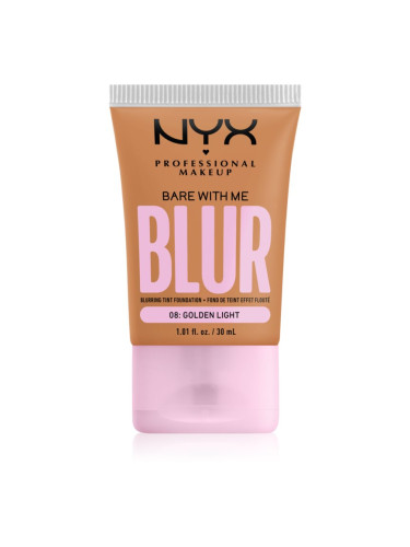 NYX Professional Makeup Bare With Me Blur Tint хидратиращ фон дьо тен цвят 08 Golden Light 30 мл.