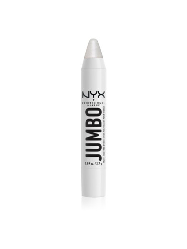 NYX Professional Makeup Jumbo Multi-Use Highlighter Stick кремообразен озарител с молив цвят 02 Vanilla Ice Cream 2,7 гр.