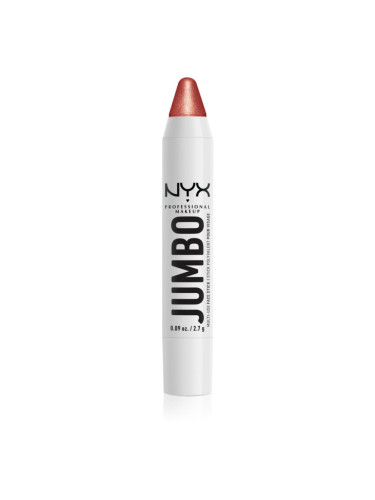 NYX Professional Makeup Jumbo Multi-Use Highlighter Stick кремообразен озарител с молив цвят 03 Lemon Merringue 2,7 гр.