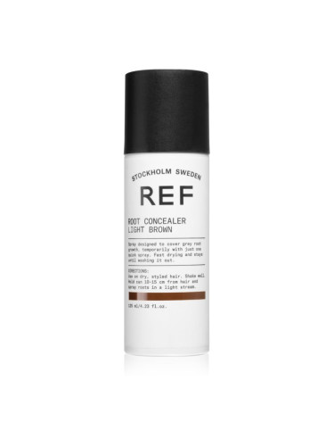 REF Root Concealer спрей за мигновено прикриване на израснала коса цвят Light Brown 100 мл.
