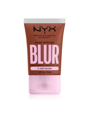 NYX Professional Makeup Bare With Me Blur Tint хидратиращ фон дьо тен цвят 19 Deep Golden 30 мл.