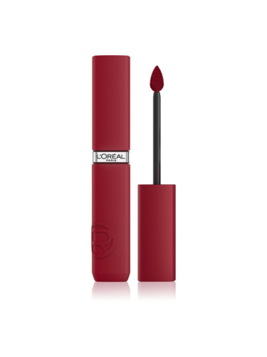 L’Oréal Paris Infaillible Matte Resistance матиращо хидратиращо червило цвят 420 Le Rouge Paris 5 мл.