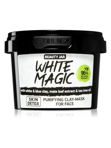 Beauty Jar White Magic почистваща маска за лице с хидратиращ ефект 120 мл.