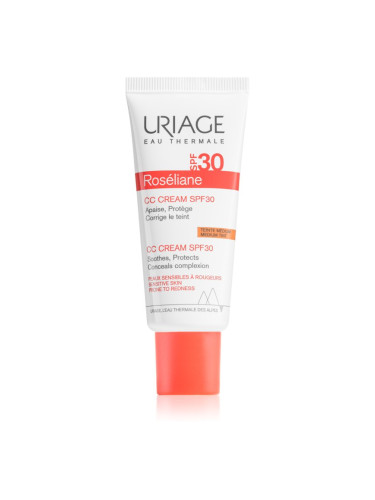 Uriage Roséliane CC Cream SPF 30 CC крем за чувствителна кожа със склонност към почервеняване SPF 30 40 мл.