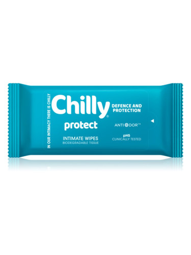 Chilly Intima Protect кърпички за интимна хигиена 12 бр.