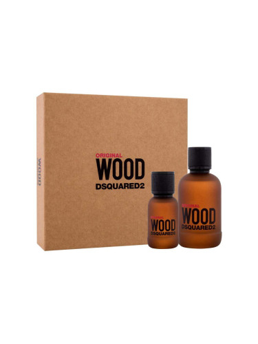 Dsquared2 Wood Original Комплект за мъже EDP Парфюм за мъже 100 ml EDP Парфюм за мъже 30 ml