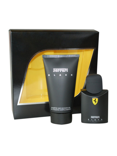 Ferrari Black Комплект за мъже EDT тоалетна вода 75 ml + SG 150ml