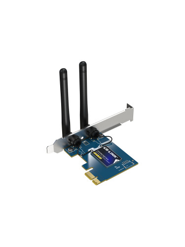 Безжичен мрежов адаптер LB-LINK BL-P650H, PCI-E, 650Mbps, 2.4/5Ghz, 2 x 6dBi, Син - 19048