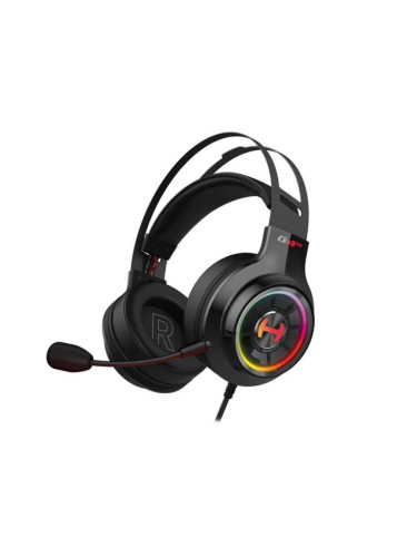 RGB геймърски слушалки с микрофон Edifier G4-TE черни