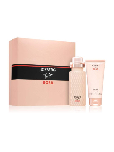 Iceberg Twice Rosa Set Комплект за жени EDT Тоалетна вода 125 ml Балсам за тяло 100 ml /2021