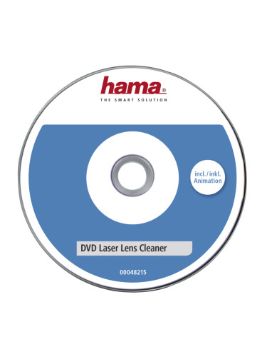 HAMA почистващ диск "Deluxe" DVD Laser Lens Cleaner