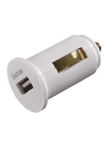 Hama USB Car Charger 5V 2.4A - зарядно за кола за iPad, iPhone, iPod, таблети и смартфони (бял)