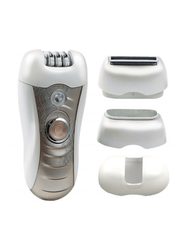 Епилатор 4 в 1 Elite EP-0427, 35 минути, Светлинен индикатор, Приставки, Сив