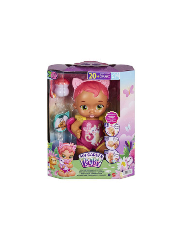 Mattel My Garden Baby: Бебе фея коте с купичка и розова коса 2 - 5г. Момиче   174060