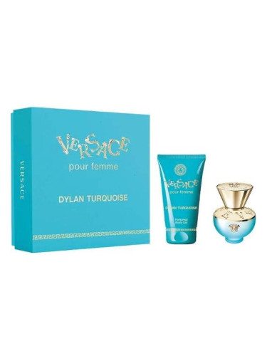 Versace Dylan Turquoise Дамски комплект EDT Тоалетна вода 30ml Body gel Гел за тяло 50ml 