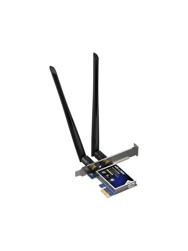 Безжичен мрежов адаптер LB-LINK BL-X50BT, PCI-E, 2400Mbps, Bluetooth, 2.4/5Ghz, 2 x 6dBi - 19049