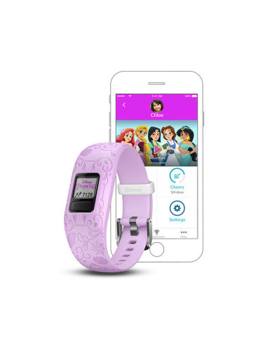 Garmin vívofit® jr. 2 - Princess, лилава с регулируема каишка 010-01909-15