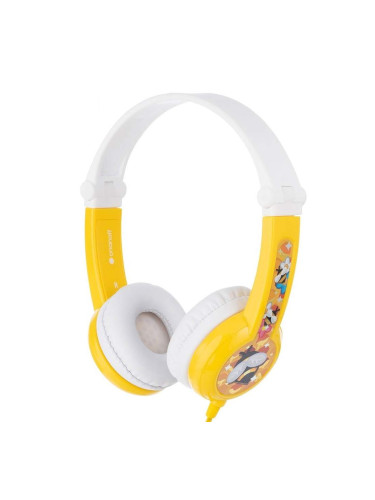 Детски слушалки BuddyPhones CONNECT – 3.5 мм жак, жълти 41193