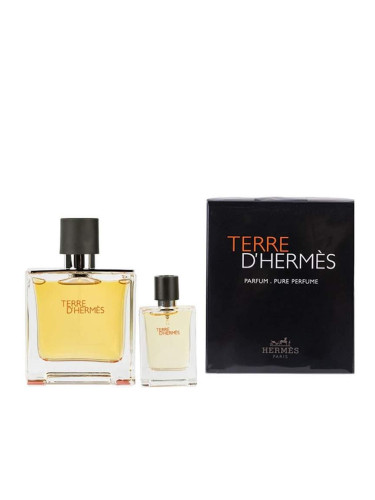Hermes Terre d'Hermes, M Set - EdP 75 ml + EdP 12.5 ml, Комплект за мъже - Мъжки парфюм 75 ml + Мъжки парфюм 12.5 ml