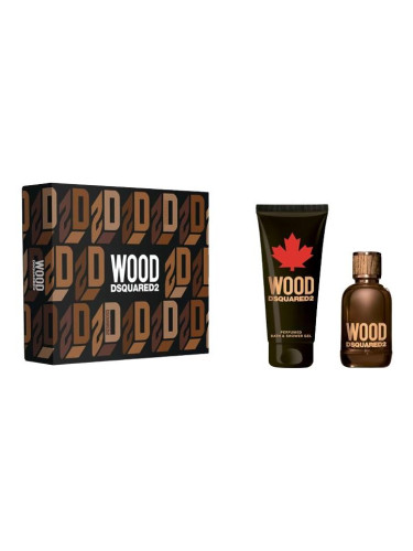 Dsquared2 Wood Комплект за мъже EDT Тоалетна вода 100 ml Душ гел 150 ml /2018